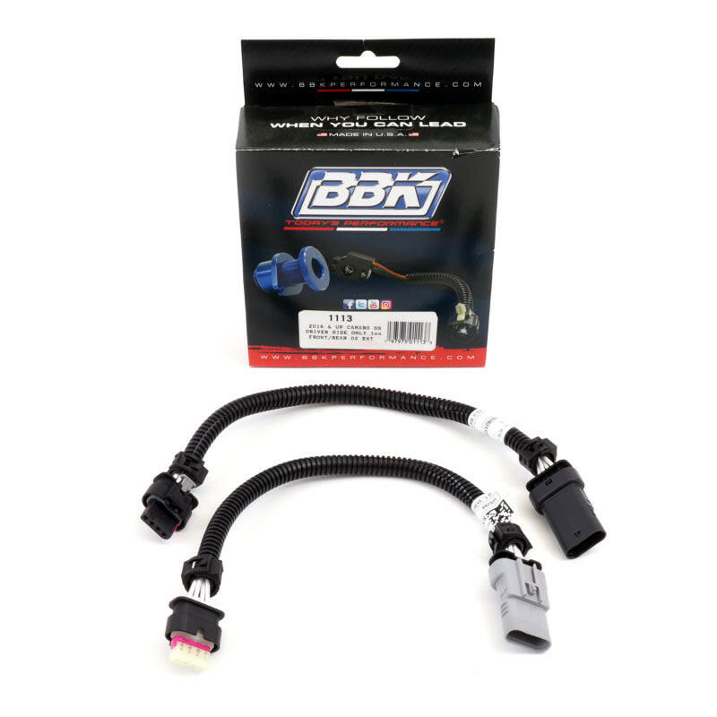 BBK 16-20 Chevrolet Camaro 6.2L SS O2 Sensor Extensions (AUTO ONLY Drivers Side 1 Front & 1 Rear) Gauge Components BBK