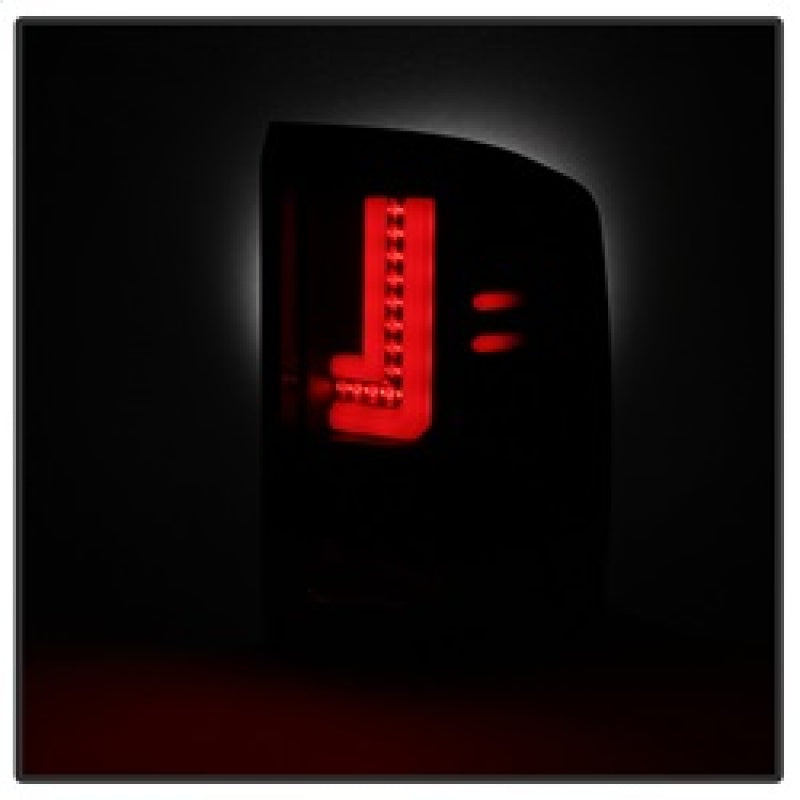 Spyder GMC Sierra 2016-2017 Light Bar LED Tail Lights - Black Smoke ALT-YD-GS16-LED-BSM Tail Lights SPYDER