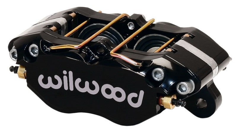 Wilwood Caliper-Dynapro Dust-Boot 5.25in Mount - Blk 1.38in Pistons .81in Disc Brake Calipers - Perf Wilwood