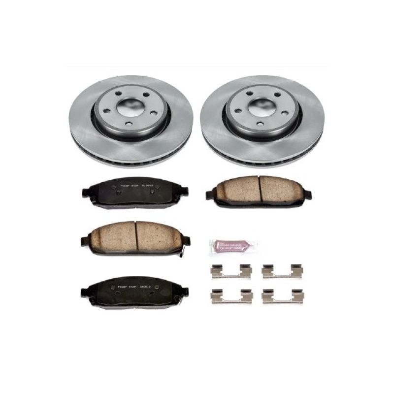 Power Stop 06-10 Jeep Commander Front Autospecialty Brake Kit Brake Kits - OE PowerStop