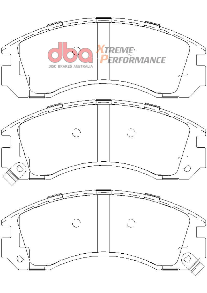 DBA 00-04 Mitsubishi Montero Sport XP650 Front Brake Pads Brake Pads - Performance DBA