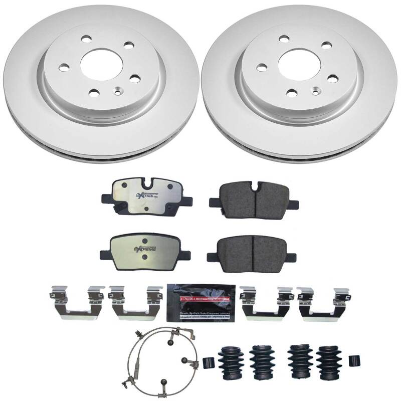 Power Stop 20-25 Cadillac CT5 Rear Z36 Coated Truck & Tow Brake Kit Brake Kits - Performance Blank PowerStop