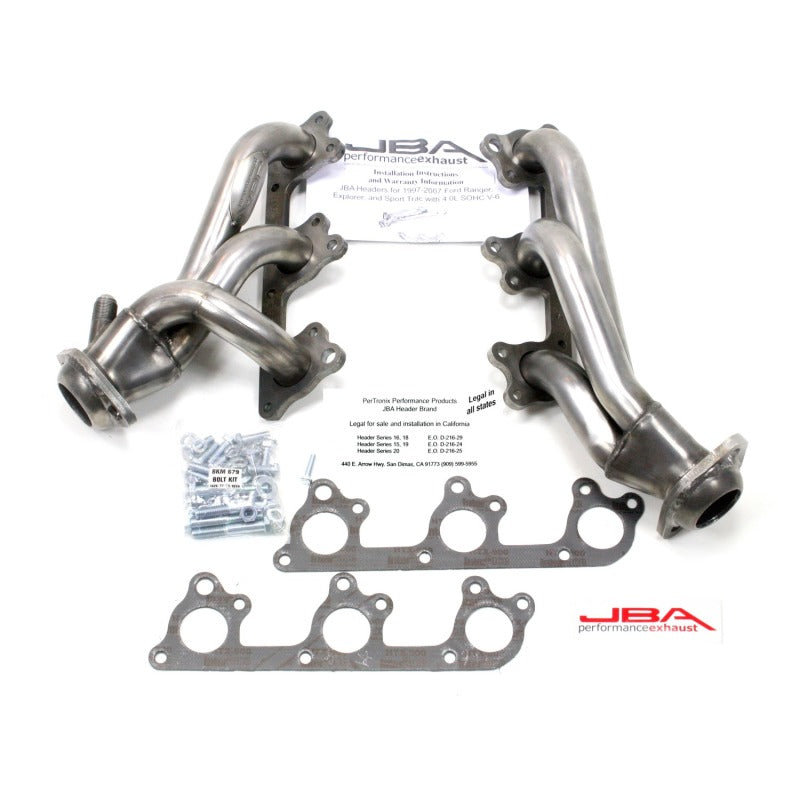 JBA 97-11 Ford Ranger 4.0L OHC w/Driver Side EGR 1-1/2in Primary Raw 409SS Cat4Ward Header Headers & Manifolds JBA