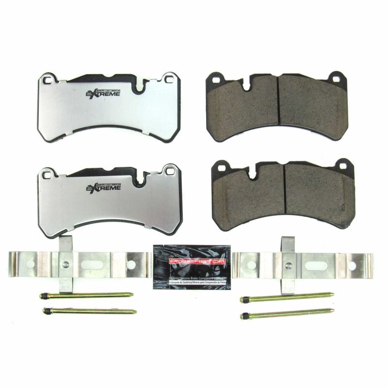 Power Stop 17-18 Alfa Romeo Giulia Front Z26 Extreme Street Brake Pads w/Hardware Brake Pads - Performance PowerStop