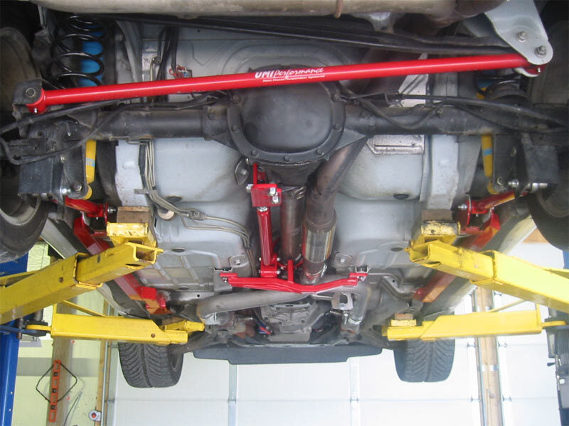 UMI Performance 93-02 GM F-Body Tunnel Brace Mount Long Tube Header Set-Ups w/ Loop Suspension Arms & Components UMI Performance