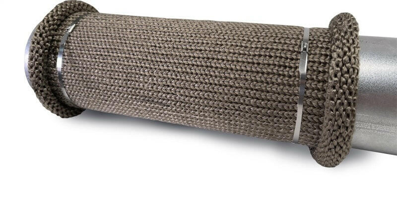 DEI Titanium 4in Knit Exhaust Sleeve - 12in Exhaust Wrap DEI