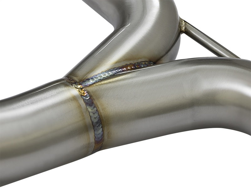 aFe POWER Takeda 16-17 Honda Civic I4-1.5L (t) 2.25-2.5in 304 SS CB Dual-Exit Exhaust Polish Tip Catback aFe