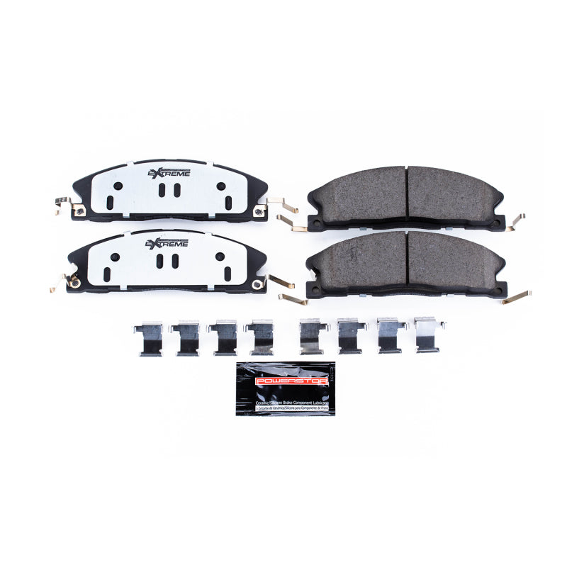Power Stop 13-19 Ford Explorer Front Z36 Truck & Tow Brake Pads w/Hardware Brake Pads - Performance PowerStop