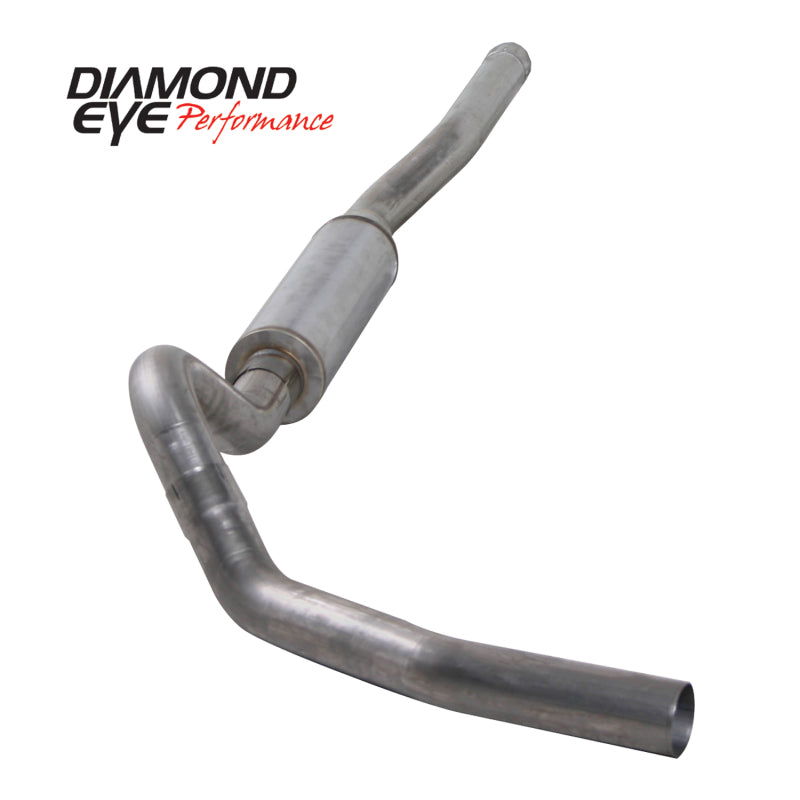 Diamond Eye KIT 4in Catback Single MFLR RPLCMENT PIPE SS CHEVY/GMC 6.6L 2500/3500 2006-2007.5 Catback Diamond Eye Performance