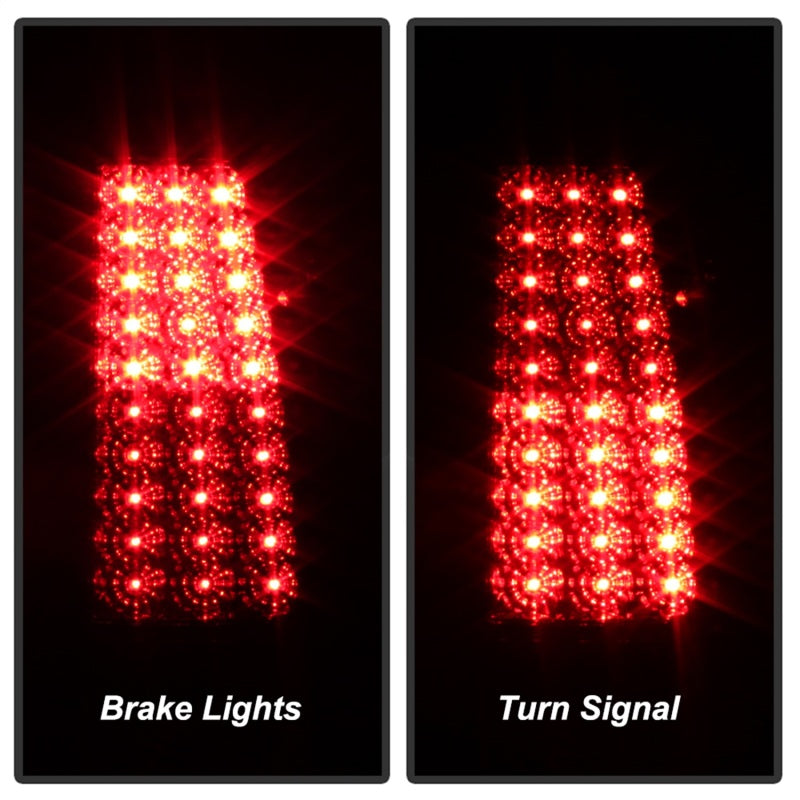 xTune Chevy Silverado 1500/2500/3500 99-02 LED Tail Lights Red Smoke ALT-ON-CS99-LED-RS Tail Lights SPYDER