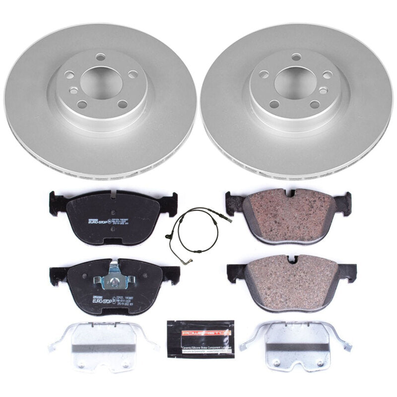 Power Stop 07-10 BMW X5 Front Euro-Stop Brake Kit Brake Kits - OE PowerStop