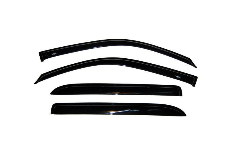 AVS 02-06 Chevy Trailblazer EXT Ventvisor Outside Mount Window Deflectors 4pc - Smoke Wind Deflectors AVS