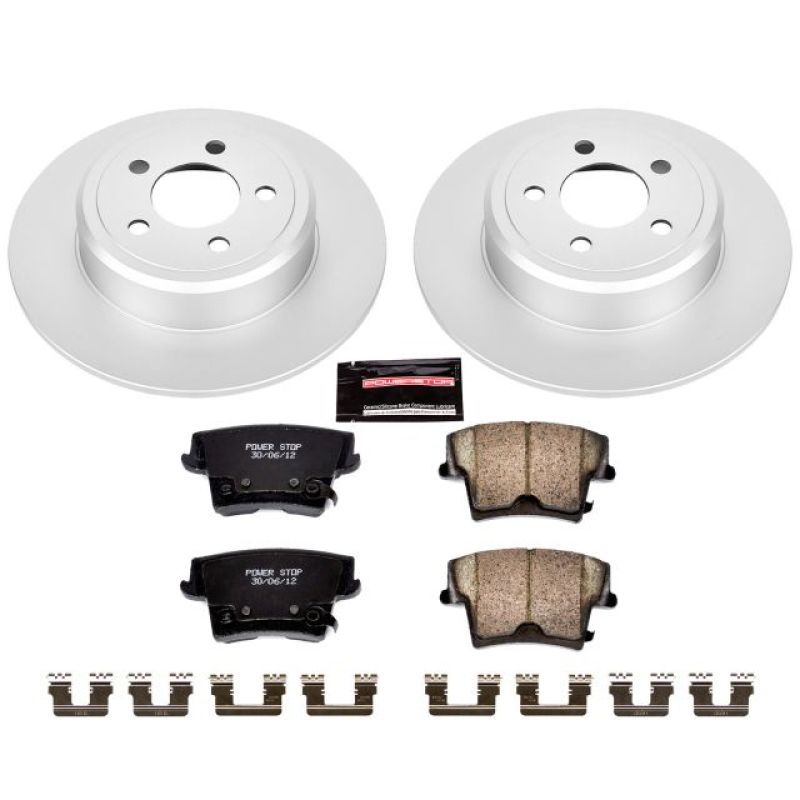 Power Stop 05-19 Chrysler 300 Rear Z17 Evolution Geomet Coated Brake Kit Brake Kits - Performance Blank PowerStop