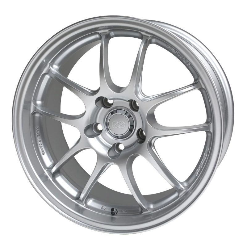 Enkei PF01 18x8.5 5x114.3 35mm Offset 75mm Bore Dia Silver Wheel Wheels - Cast Enkei