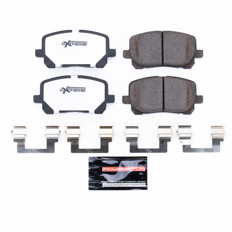 Power Stop 03-08 Pontiac Vibe Front Z26 Extreme Street Brake Pads w/Hardware Brake Pads - Performance PowerStop