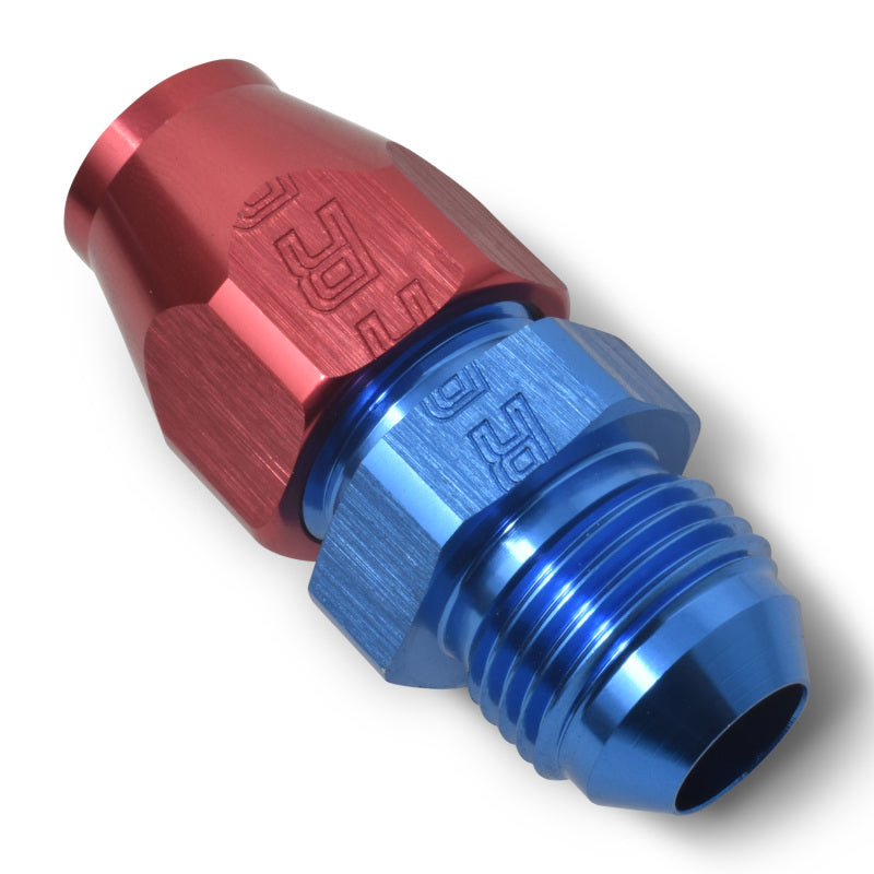 Russell Performance Red/Blue -8 AN Male 37 Degree to 1/2in Aluminum Tube Aluminum Tubing Russell