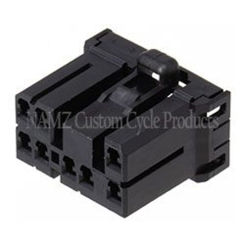 NAMZ AMP Multilock 8-Position Female Wire Plug Housing (HD 73158-96BK) Wiring Connectors NAMZ