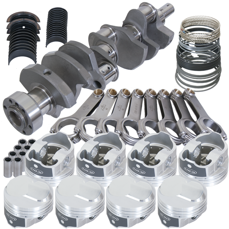 Eagle Chevy 454 4.000in Crank 6.135in H-Beam 43cc Dome 4.350in Pistons Rotating Assembly Rotating Assemblies Eagle