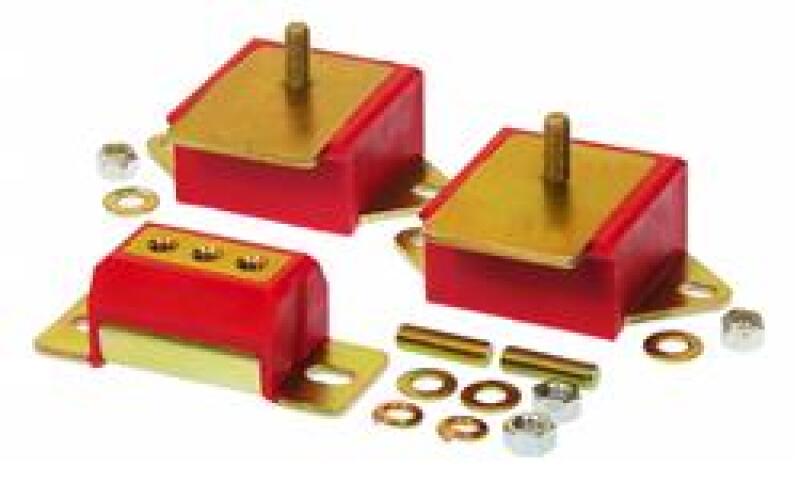 Prothane Jeep Motor & Trans Mount Kit - Red Bushing Kits Prothane