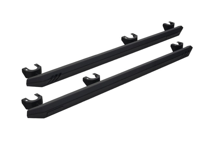 Rampage 2020+ Jeep Gladiator (JT) Rock Rail Nerf Bar - Black Side Steps Rampage