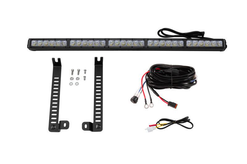 Diode Dynamics 14-19 Toyota 4Runner SS30 (Single) Stealth Lightbar Kit - White Driving Light Mounts Diode Dynamics