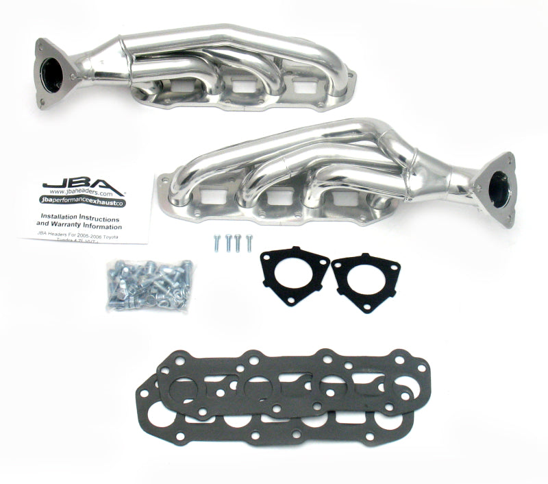 JBA 05-07 Toyota 4.7L V8 1-1/2in Primary Silver Ctd Cat4Ward Header Headers & Manifolds JBA