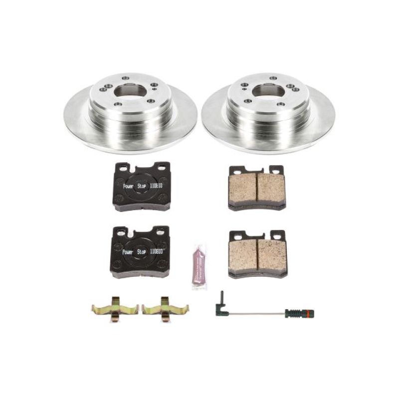 Power Stop 90-93 Mercedes-Benz 300SL Rear Autospecialty Brake Kit Brake Kits - OE PowerStop