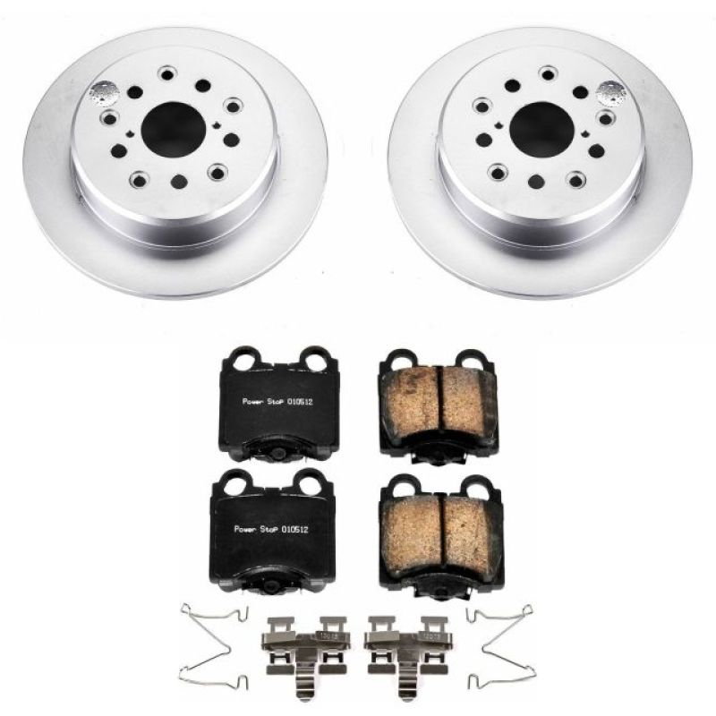 Power Stop 98-05 Lexus GS300 Rear Z17 Evolution Geomet Coated Brake Kit Brake Kits - Performance Blank PowerStop