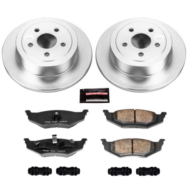 Power Stop 95-00 Chrysler Cirrus Rear Z17 Evolution Geomet Coated Brake Kit Brake Kits - Performance Blank PowerStop