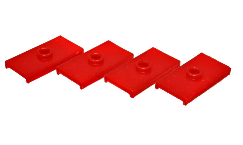 Energy Suspension 62-80 MG MGB Red Rear Leaf Spring Pad Set Bushing Kits Energy Suspension