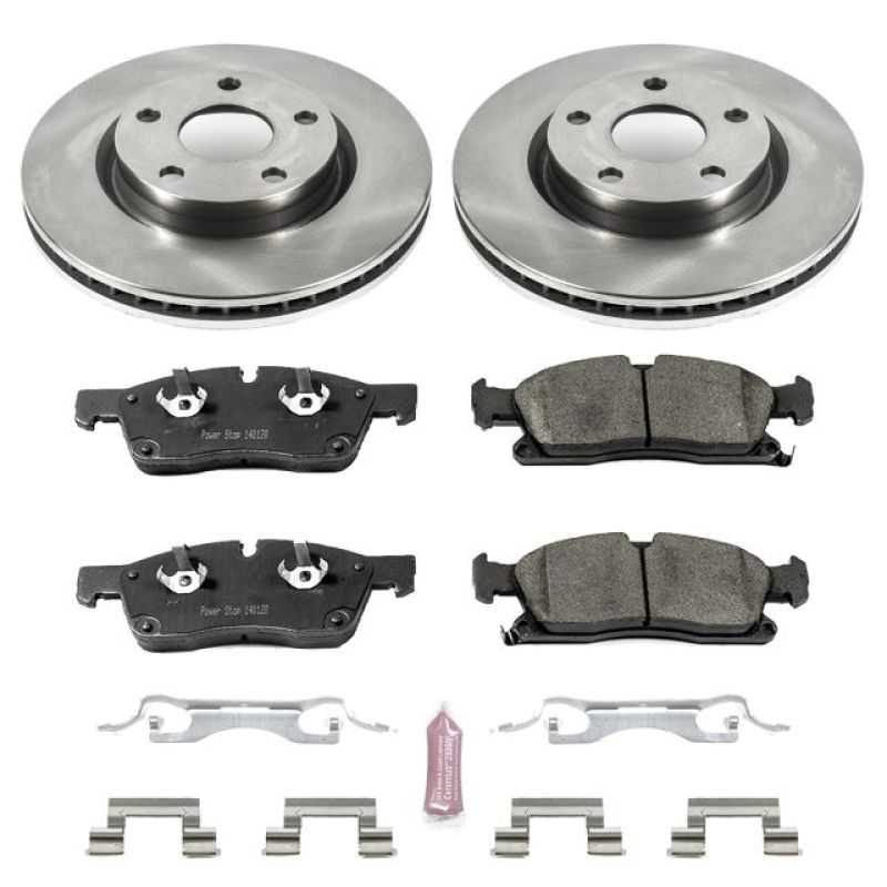 Power Stop 08-09 Pontiac G8 Front Autospecialty Brake Kit Brake Kits - OE PowerStop