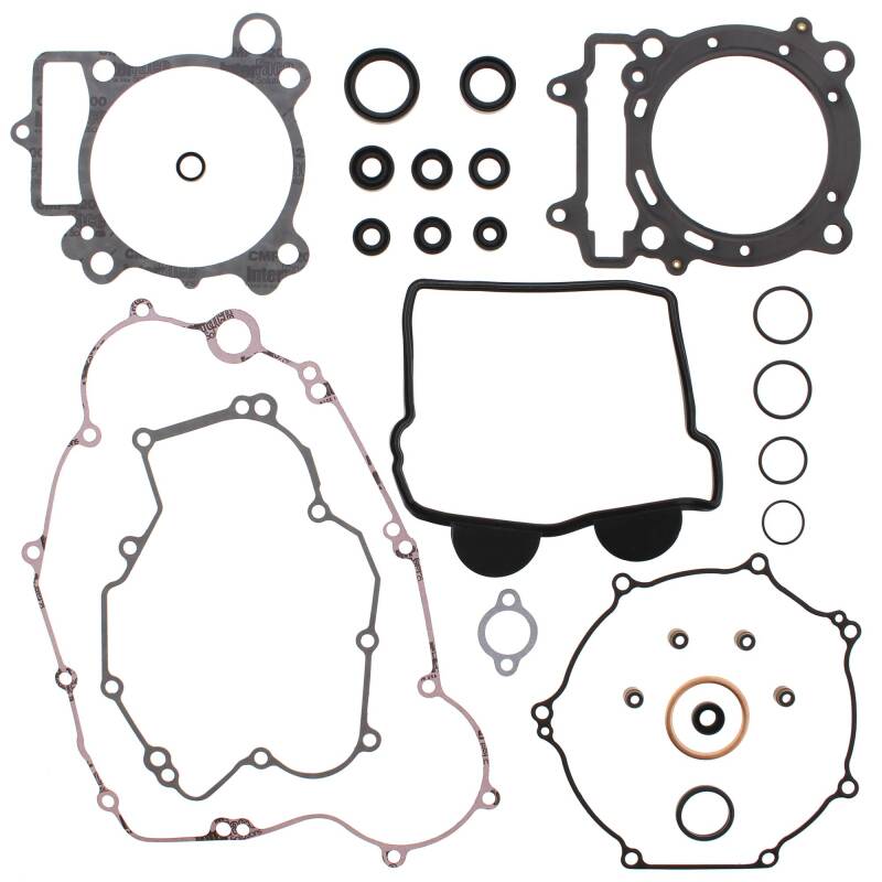 Vertex Gaskets 08-09 Kawasaki KLX450R Complete Gasket Kit w/ Oil Seals Engine Hardware Vertex Pistons