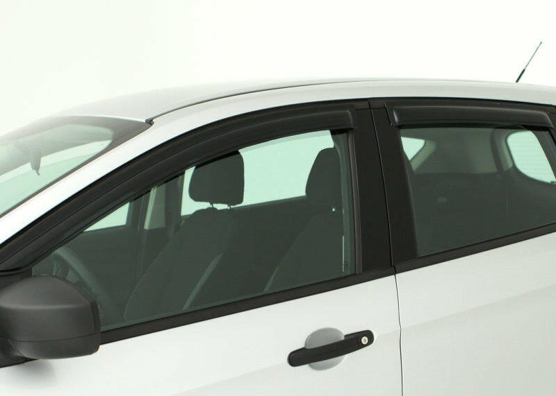 AVS 18-21 Hyundai Accent Ventvisor Outside Mount Deflectors 4pc - Smoke Wind Deflectors AVS