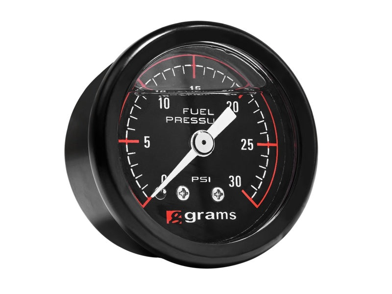 Grams Performance 0-30 PSI Fuel Pressure Gauge Gauges Grams Performance