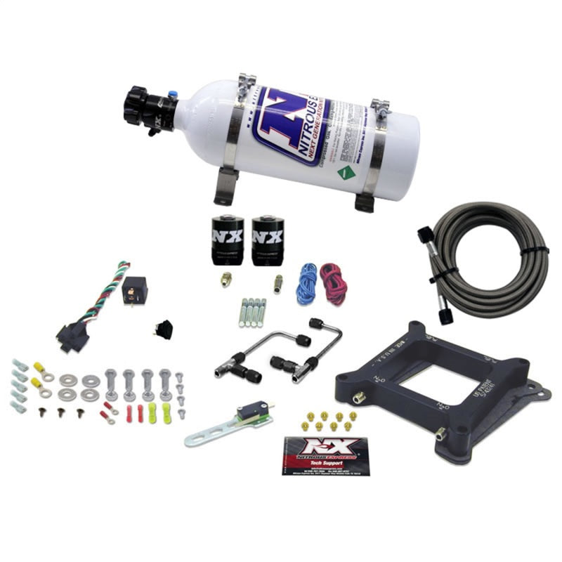 Nitrous Express 4150 Gemini Stage 6 Nitrous Kit (50-300HP) w/5lb Bottle Nitrous Systems Nitrous Express