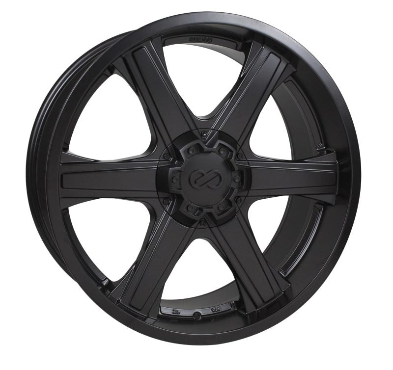 Enkei BHAWK 22x9.5 6x139.7 30mm Offset 78mm Bore Black Wheel Wheels - Cast Enkei