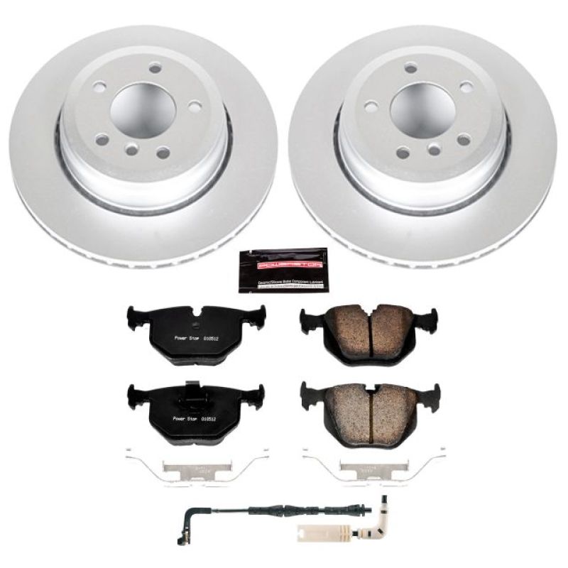Power Stop 04-07 BMW 525i Rear Z23 Evolution Sport Coated Brake Kit Brake Kits - Performance D&S PowerStop