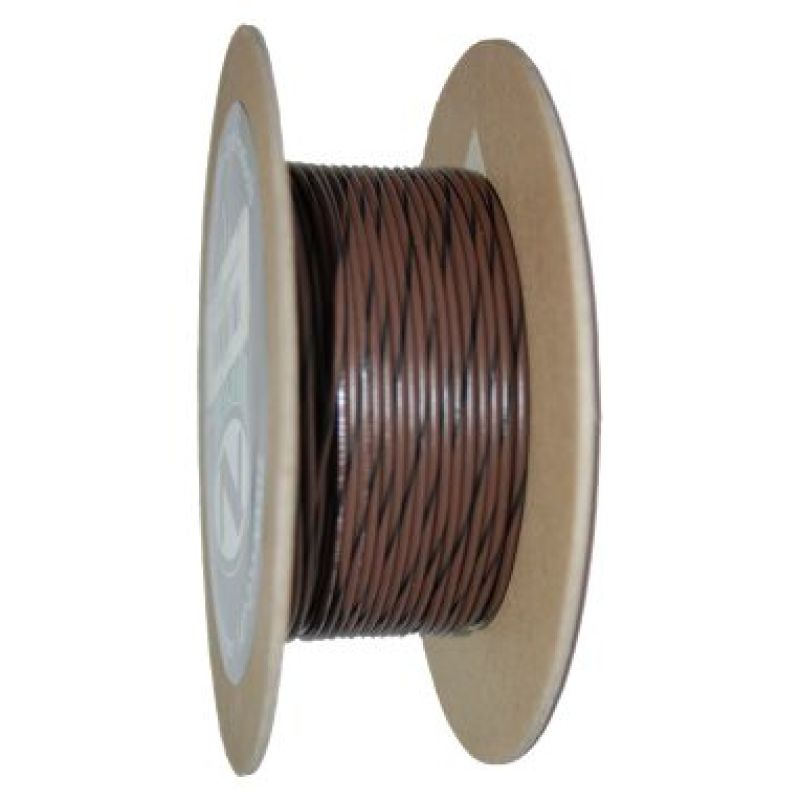 NAMZ OEM Color Primary Wire 100ft. Spool 20g - Brown/Black Stripe Wire Loom NAMZ