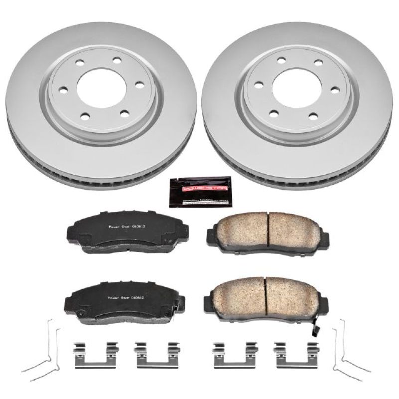 Power Stop 11-13 Infiniti QX56 Front Z17 Evolution Geomet Coated Brake Kit Brake Kits - Performance Blank PowerStop