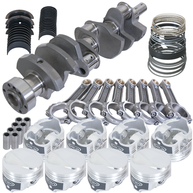 Eagle Chevy 454 1Pc 4.000in Crank 6.135in I-Beam Rods 18cc Dome 4.320in Pistons Rotating Assembly Rotating Assemblies Eagle