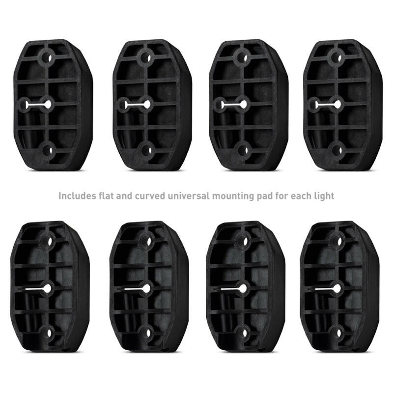 Borne Off-Road Rock Light (Kit of 4) Short Harness Light Bars & Cubes Borne Off-Road