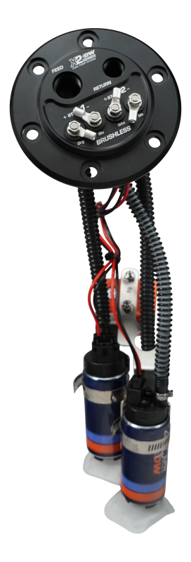 Deatschwerks X2 Pump Hanger w/ Dual DW420 for 92-00 Honda Civic Fuel Pumps DeatschWerks