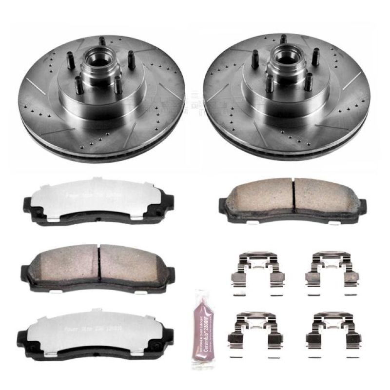 Power Stop 01-03 Ford Explorer Sport Front Z36 Truck & Tow Brake Kit Brake Kits - Performance D&S PowerStop