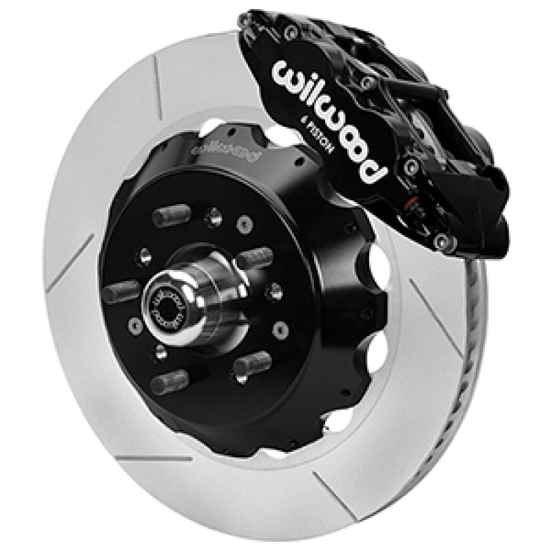 Wilwood Forged 6 Piston Superlite Caliper, SRP 72 Vane Vented Spec37 Slotted Rotor - 14.00x1.25 Big Brake Kits Wilwood