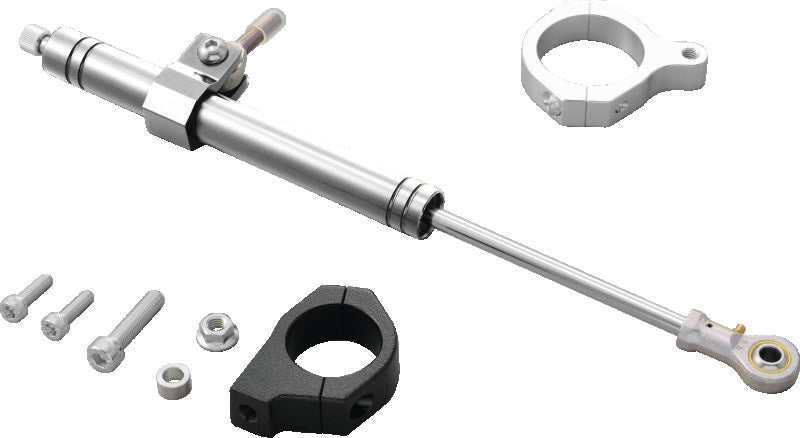 Twin Power 06-17 FXD Satin Steering Damper Kit Steering Dampers TwinPower