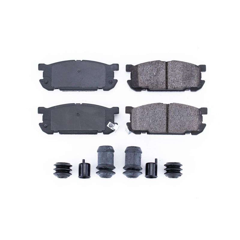 Power Stop 01-05 Mazda Miata Rear Z17 Evolution Ceramic Brake Pads w/Hardware Brake Pads - OE PowerStop
