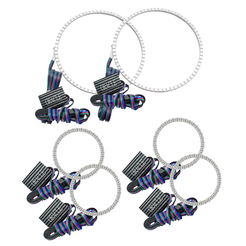 Oracle Nissan Frontier 01-04 Halo Kit - Triple - ColorSHIFT w/o Controller Headlights ORACLE Lighting