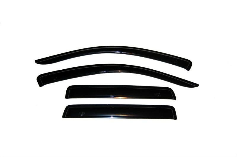 AVS 07-10 Mitsubishi Outlander Ventvisor Outside Mount Window Deflectors 4pc - Smoke Wind Deflectors AVS
