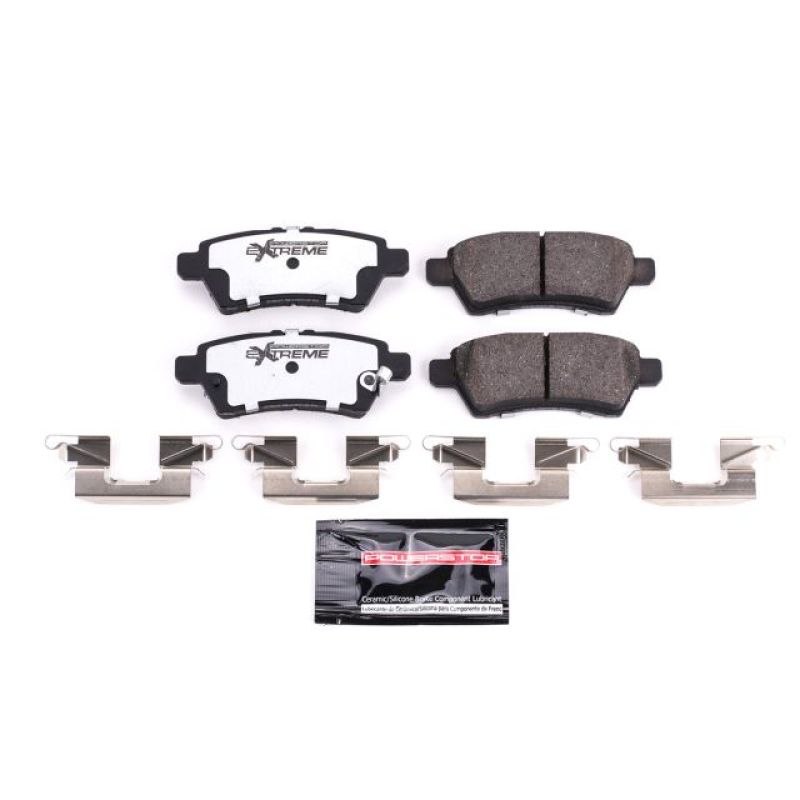 Power Stop 05-12 Nissan Pathfinder Rear Z36 Truck & Tow Brake Pads w/Hardware Brake Pads - Performance PowerStop