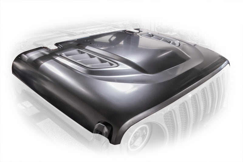 DV8 Offroad 18+ Jeep JL Rubicon Replica Hood Hoods DV8 Offroad